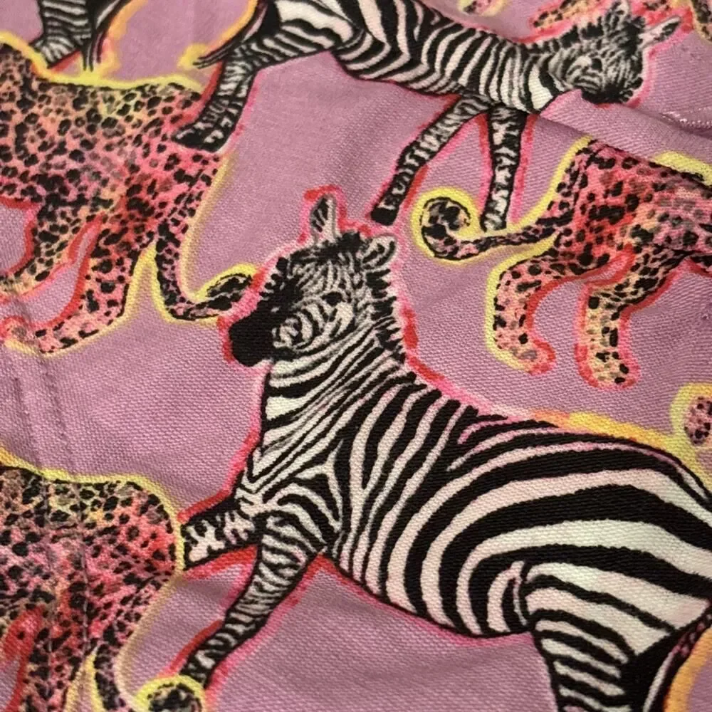 VTG. Victoria’s Secret Pink extra low rise hipster Panty zebra and cheetah LG.
